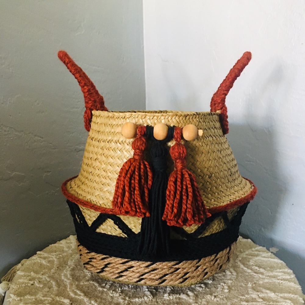 Boho Large Collapsible Basket